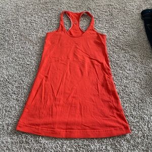 Red Lululemon Racerback tank